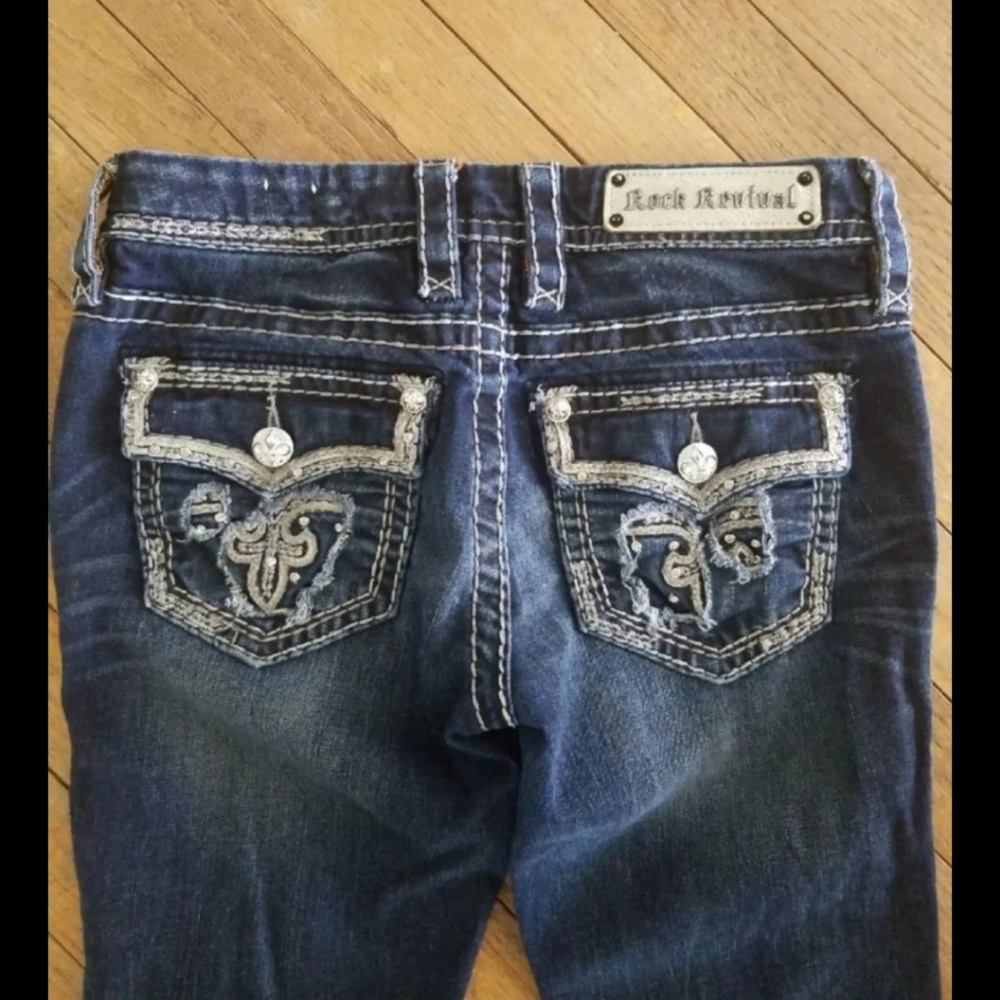 Rock Revival AVA Slim Boot jeans size 28